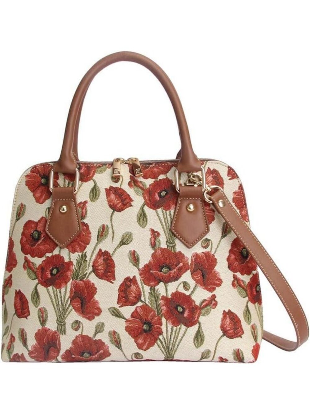 Fashionable Tapestry Crossbody Handbag | Stylish Satchel Purse for Women & Teens